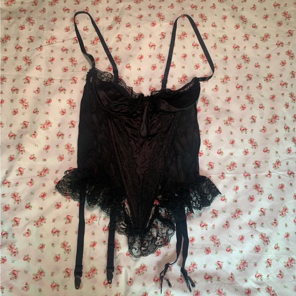 Vintage lace corset